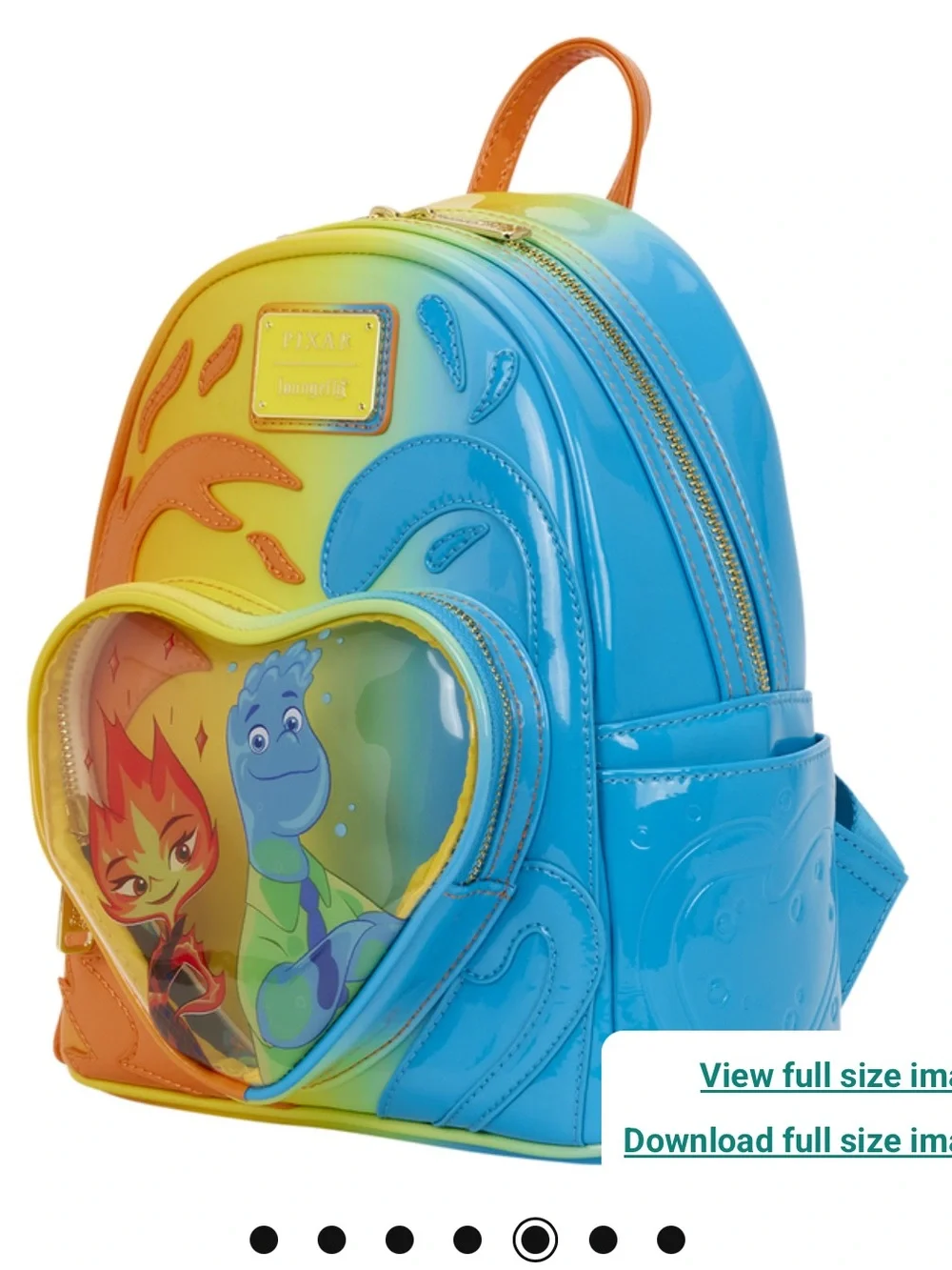 Loungefly Elemental Exclusive Wade & Ember Ombre Mini Backpack & Wallet